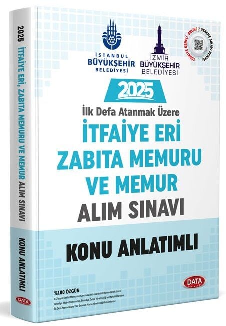 SÜPER FİYAT - Data 2025 İtfaiye Eri, Zabıta Memuru ve Memur Alım Sınavı Konu Anlatımı Data Yayınları