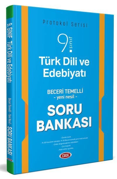 Data 9. Sınıf Türk Dili ve Edebiyatı Beceri Temelli Soru Bankası Protokol Serisi Data Yayınları