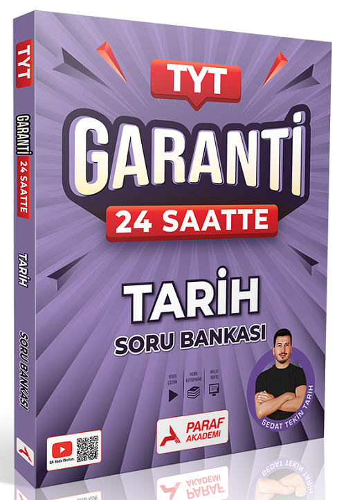 Paraf Akademi YKS TYT Sedat Tekin Tarih 24 Saatte Garanti Soru Bankası - Sedat Tekin Paraf Akademi Yayınları