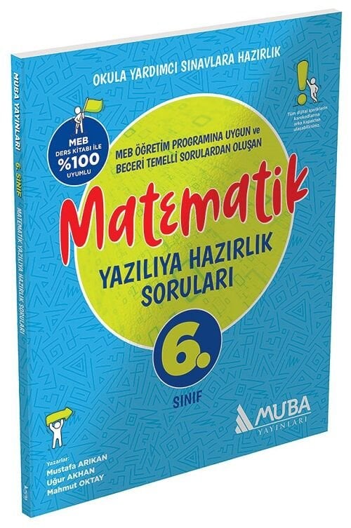 Muba 6. Sınıf Matematik Yazılıya Hazırlık Soruları Muba Yayınları