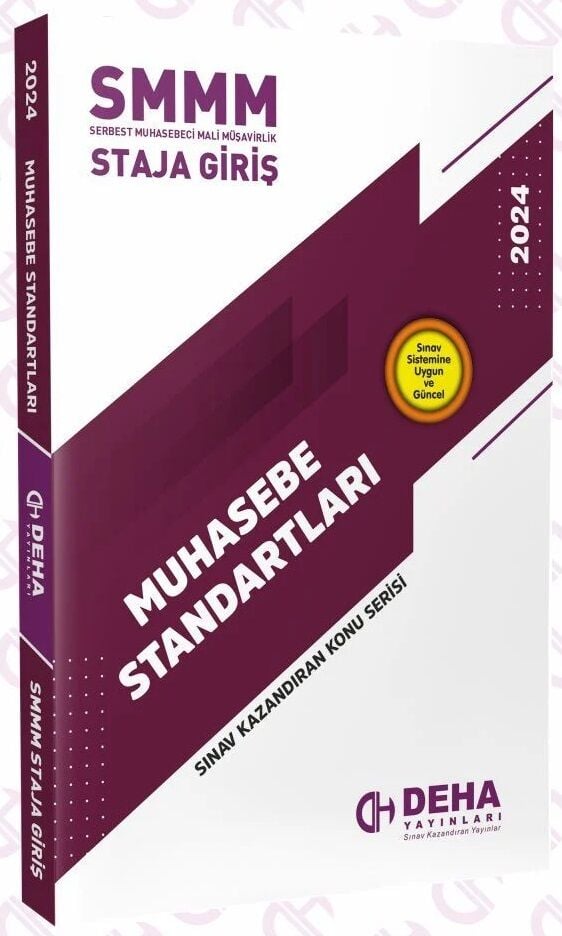Deha SMMM Staja Giriş Muhasebe Standartları Konu Anlatımlı Deha Yayınları