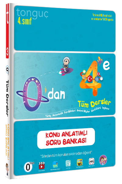 Tonguç 4. Sınıf 0 dan 4 e Tüm Dersler Konu Anlatımlı Soru Bankası Tonguç Akademi