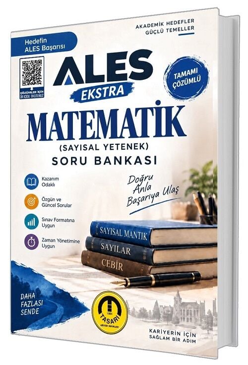 Tasarı ALES Matematik Sayısal Yetenek EKSTRA Soru Bankası Çözümlü Tasarı Yayınları