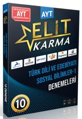 Elit Karma YKS AYT Türk Dili ve Edebiyatı Sosyal Bilimler-1 10 Deneme Elit Karma