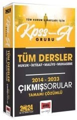 SÜPER FİYAT - Yargı 2024 KPSS A Grubu Hukuk-İktisat-Maliye-Muhasebe Çıkmış Sorular Son 10 Yıl Çözümlü Yargı Yayınları