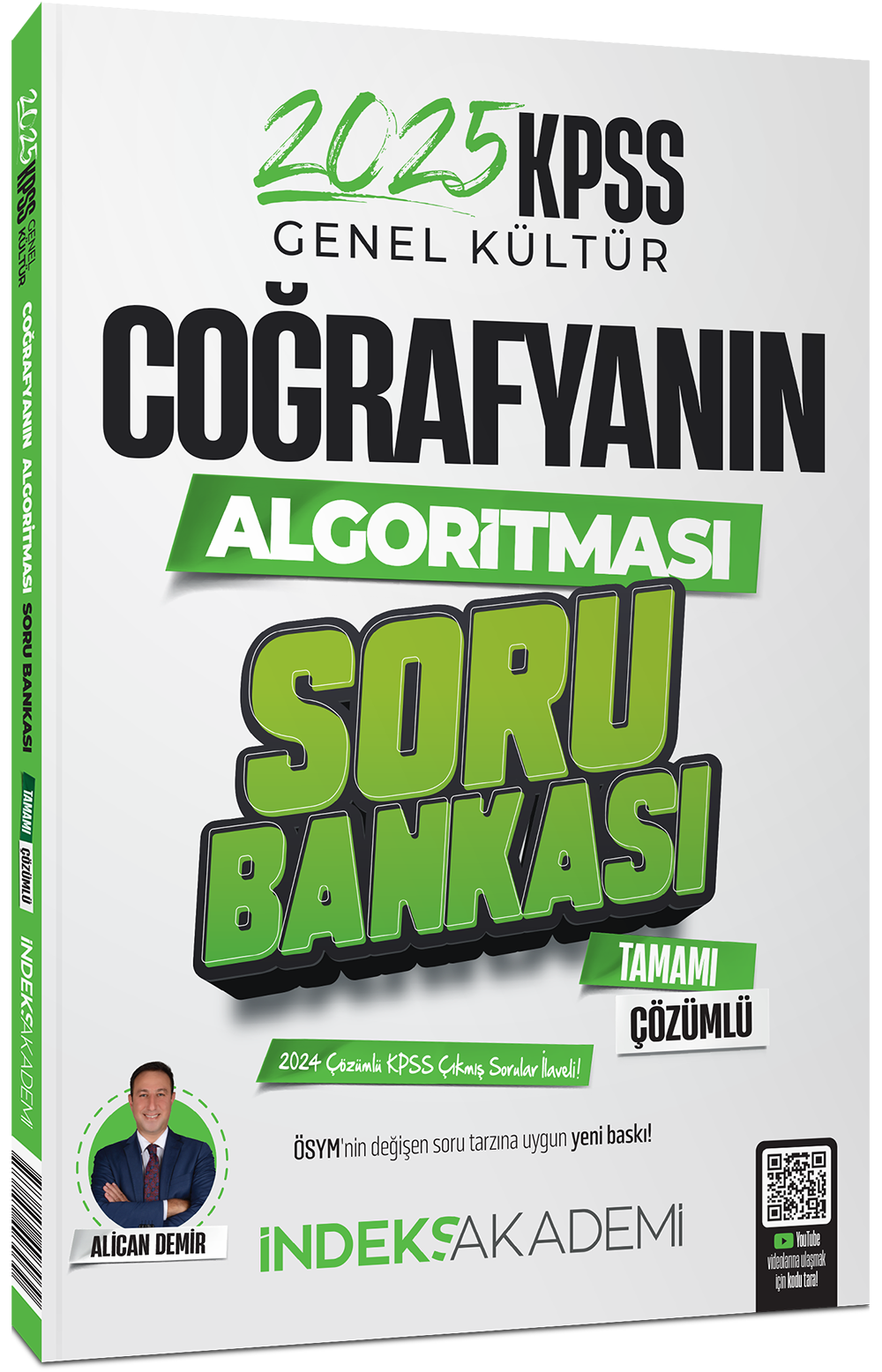 SÜPER FİYAT - İndeks Akademi 2025 KPSS Coğrafyanın Algoritması Soru Bankası Çözümlü - Alican Demir İndeks Akademi Yayıncılık