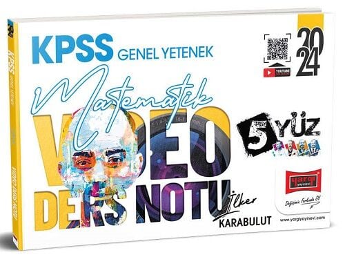SÜPER FİYAT - Yargı 2024 KPSS Matematik 5Yüz Video Ders Notu - İlker Karabulut Yargı Yayınları