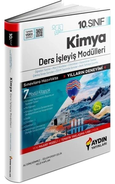 Aydın 10. Sınıf Kimya Ders İşleyiş Modülleri Aydın Yayınları