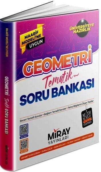 Miray YKS TYT Geometri Tematik Maarif Modeli Soru Bankası Miray Yayınları