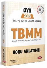 Data 2025 GYS TBMM Ortak Konular Konu Anlatımı Görevde Yükselme Data Yayınları