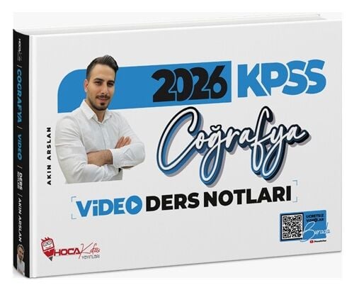 Hoca Kafası 2026 KPSS Coğrafya Video Ders Notları - Akın Arslan Hoca Kafası Yayınları