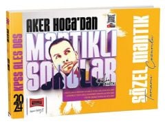 SÜPER FİYAT - Yargı 2024 KPSS ALES DGS Aker Hoca'dan Sözel Mantık Mantıklı Sorular - Aker Kartal Yargı Yayınları