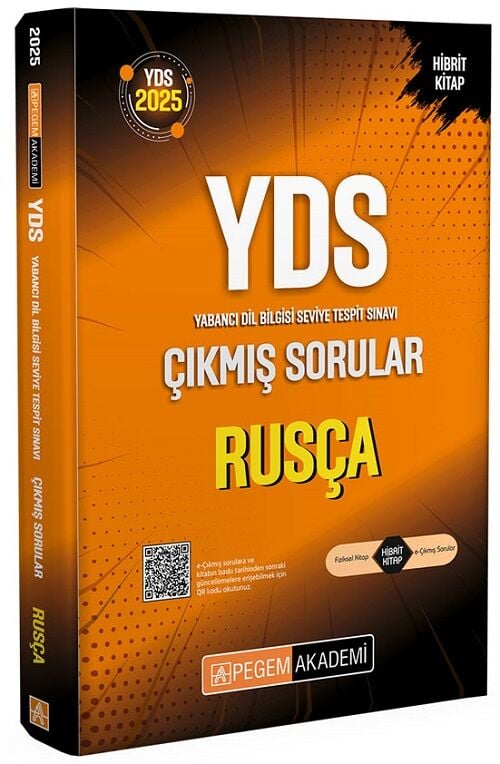 Pegem 2025 YDS Rusça Çıkmış Sorular Çözümlü Pegem Akademi Yayınları