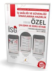 Pelikan 2027 İSG İş Sağlığı ve Güvenliği Sınavları Özel Çalışma ve Soru Kitabı - Muhammed Nurullah Acar Pelikan Yayınları