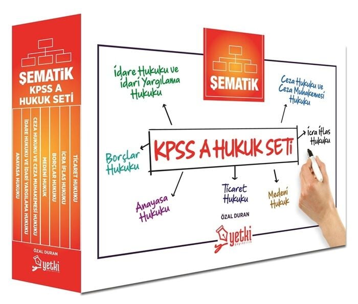 Yetki 2026 Şematik KPSS A Grubu Hukuk Seti - Özal Duran Yetki Yayınları