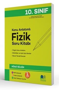 Nihat Bilgin 10. Sınıf Fizik Konu Özetli Soru Kitabı Nihat Bilgin Yayınları