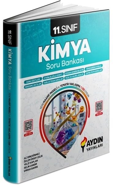Aydın 11. Sınıf Kimya Maarif Modeli Soru Bankası Aydın Yayınları