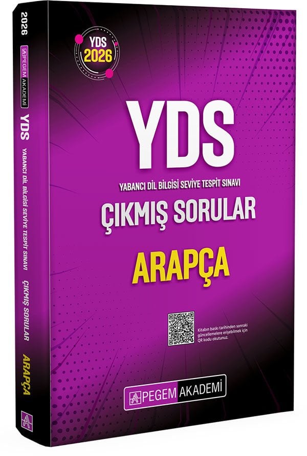 Pegem 2026 YDS Arapça Çıkmış Sorular Çözümlü Pegem Akademi Yayınları