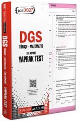 Pegem 2027 DGS Yaprak Test Pegem Akademi Yayınları