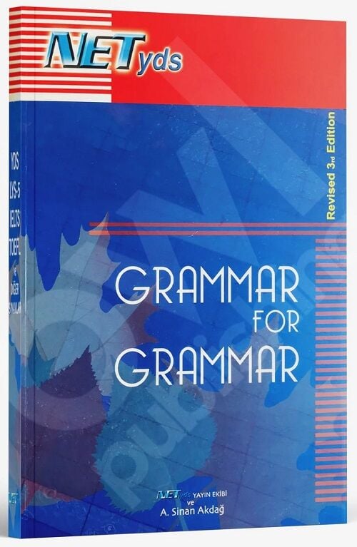 Net YDS YKSDİL Grammar For Grammar Konu Anlatımı Net YDS Yayınları