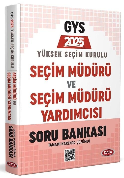 Data 2025 GYS YSK Seçim Müdürü ve Yardımcısı Soru Bankası Çözümlü Görevde Yükselme Data Yayınları