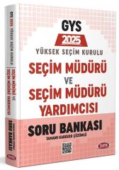 Data 2025 GYS YSK Seçim Müdürü ve Yardımcısı Soru Bankası Çözümlü Görevde Yükselme Data Yayınları
