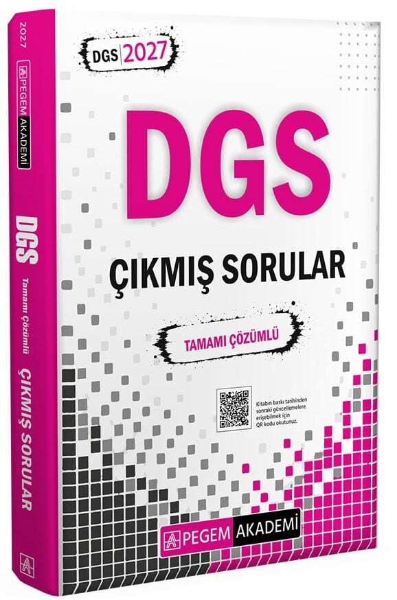 Pegem 2027 DGS Çıkmış Sorular Çözümlü Pegem Akademi Yayınları