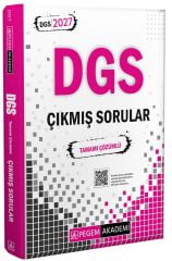 Pegem 2027 DGS Çıkmış Sorular Çözümlü Pegem Akademi Yayınları