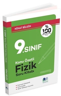 Nihat Bilgin 9. Sınıf Fizik Konu Özetli Soru Kitabı Nihat Bilgin Yayınları