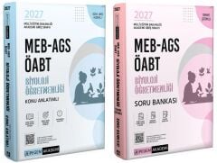 Pegem 2027 ÖABT MEB-AGS Biyoloji Öğretmenliği Konu Anlatımlı + Soru Bankası 2 li Set Pegem Akademi Yayınları