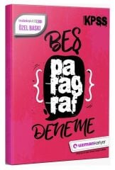SÜPER FİYAT - Uzman Kariyer KPSS Paragraf 5 Deneme Uzman Kariyer Yayınları