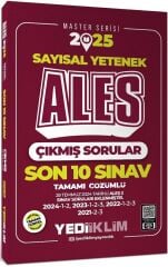 SÜPER FİYAT - Yediiklim 2025 ALES Master Sayısal Yetenek Çıkmış Sorular Son 10 Sınav Çözümlü Yediiklim Yayınları