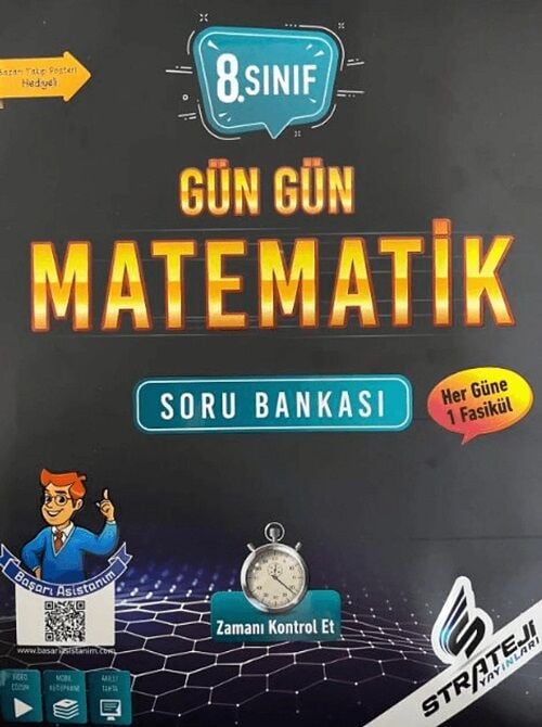 Strateji 8. Sınıf LGS Matematik Gün Gün Soru Bankası Strateji Yayınları