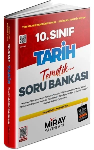 Miray 10. Sınıf Tarih Tematik Soru Bankası Çözümlü Miray Yayınları