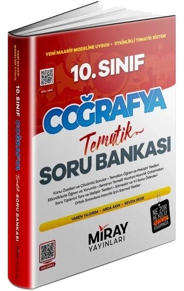 Miray 10. Sınıf Coğrafya Tematik Soru Bankası Çözümlü Miray Yayınları