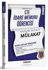 Paragon Ceza Tevkifevleri İdare Memuru Öğrencisi Mülakat Kitabı Soru Cevap Paragon Yayıncılık
