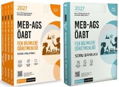 Pegem 2027 ÖABT MEB-AGS Fen Bilimleri Öğretmenliği Konu Anlatımı + Soru Bankası 2 li Set Pegem Akademi Yayınları