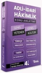 Temsil Adli İdari Hakimlik Genel Yetenek Genel Kültür Konu Anlatımı 4. Baskı Temsil Kitap Yayınları