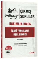 İmtiyaz 2026 Hakimlik HMGS İdari Yargılama Usul Hukuku Çıkmış Sorular Çözümlü 2. Baskı - Metin Kaya İmtiyaz Yayıncılık