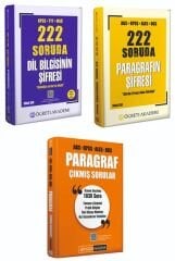 Pegem + Öğreti 2026 KPSS MEB-AGS ALES DGS Paragraf + Dil Bilgisi Çıkmış Sorular + Soru Bankası 3 lü Set Çözümlü Pegem Akademi Yayınları