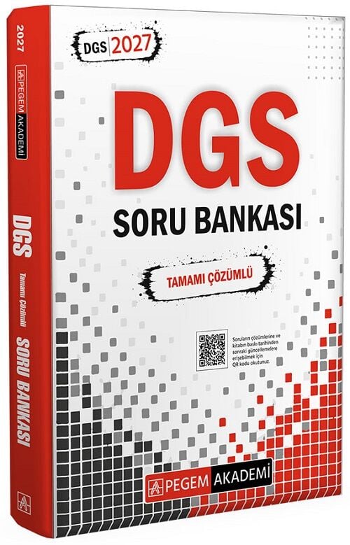 Pegem 2027 DGS Soru Bankası Çözümlü Pegem Akademi Yayınları
