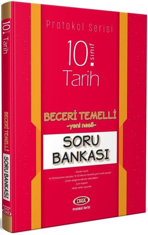 Data 10. Sınıf Tarih Beceri Temelli Soru Bankası Protokol Serisi Data Yayınları