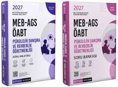 Pegem 2027 ÖABT MEB-AGS Psikolojik Danışma ve Rehberlik Öğretmenliği Konu Anlatımlı + Soru Bankası 2 li Set Pegem Akademi Yayınları