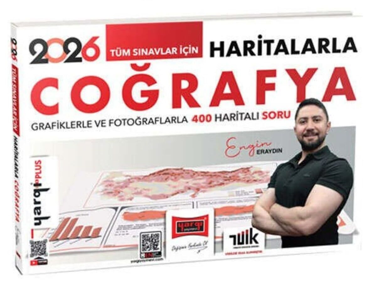 SÜPER FİYAT - Yargı 2026 KPSS MEB-AGS ve Tüm Sınavlar için Haritalarla Coğrafya - Engin Eraydın Yargı Yayınları