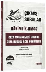 İmtiyaz 2026 Hakimlik HMGS Ceza Muhakemesi Hukuku, Ceza Hukuku Özel Hükümler Çıkmış Sorular Çözümlü 2. Baskı - Metin Kaya İmtiyaz Yayıncılık