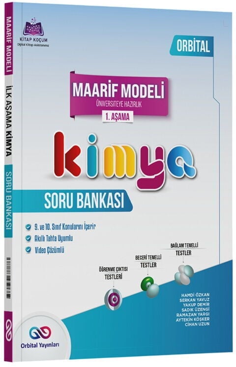 Orbital YKS TYT Kimya Maarif Modeli 1. Aşama Soru Bankası Orbital Yayınları