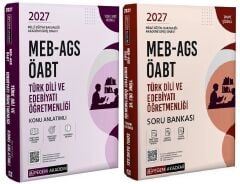 Pegem 2027 ÖABT MEB-AGS Türk Dili ve Edebiyatı Öğretmenliği Konu Anlatımlı + Soru Bankası 2 li Set Pegem Akademi Yayınları