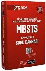 Pegem 2025 GYS MBSTS Soru Bankası Çözümlü Pegem Yayınları