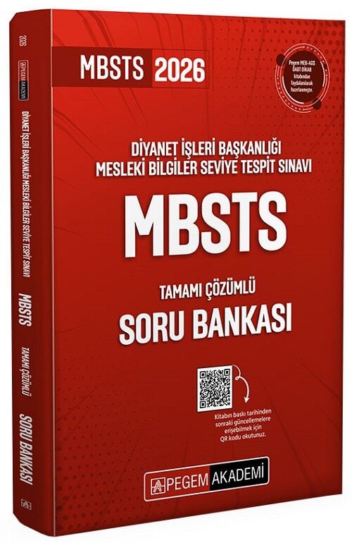 Pegem 2026 MBSTS Soru Bankası Çözümlü Pegem Yayınları