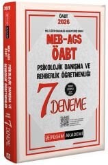 SÜPER FİYAT - Pegem 2026 ÖABT MEB-AGS Psikolojik Danışma ve Rehberlik 7 Deneme Çözümlü Pegem Akademi Yayınları